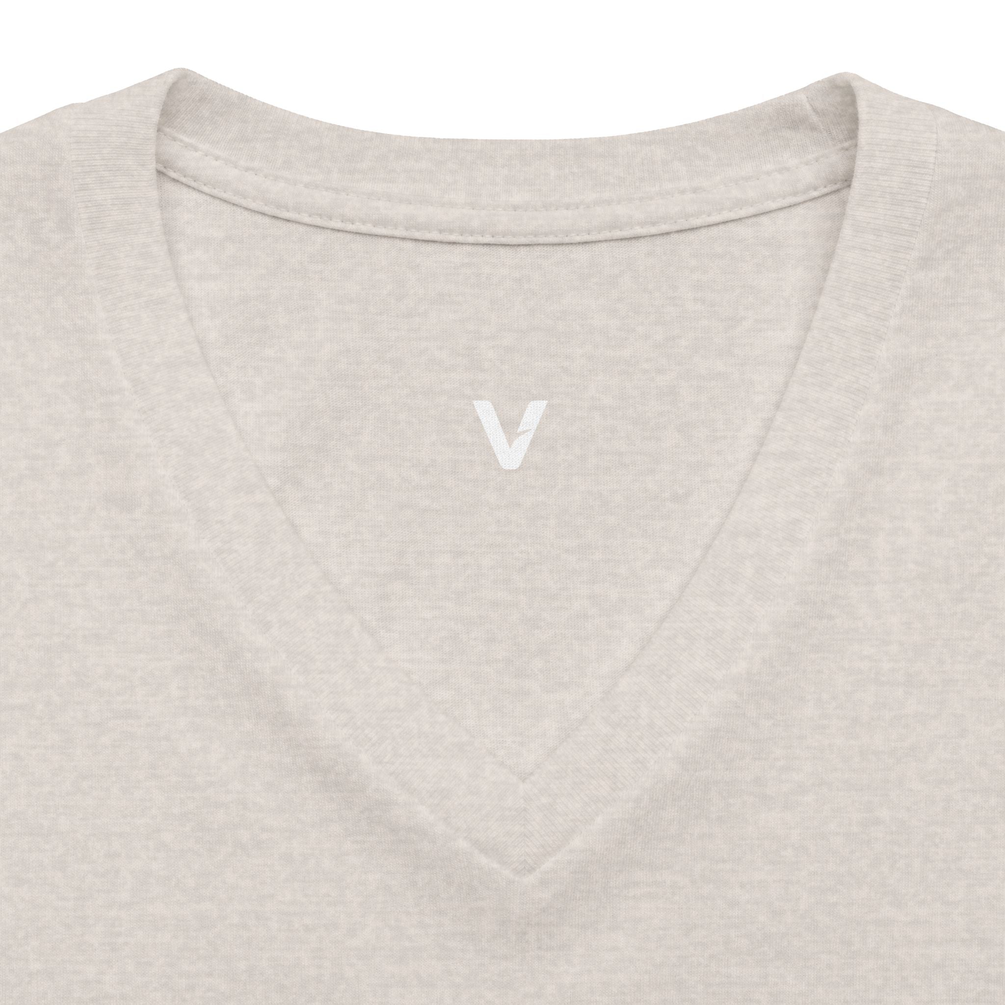VejdiShop™ Signature Minimalist V-Neck Tee - Heather Mauve