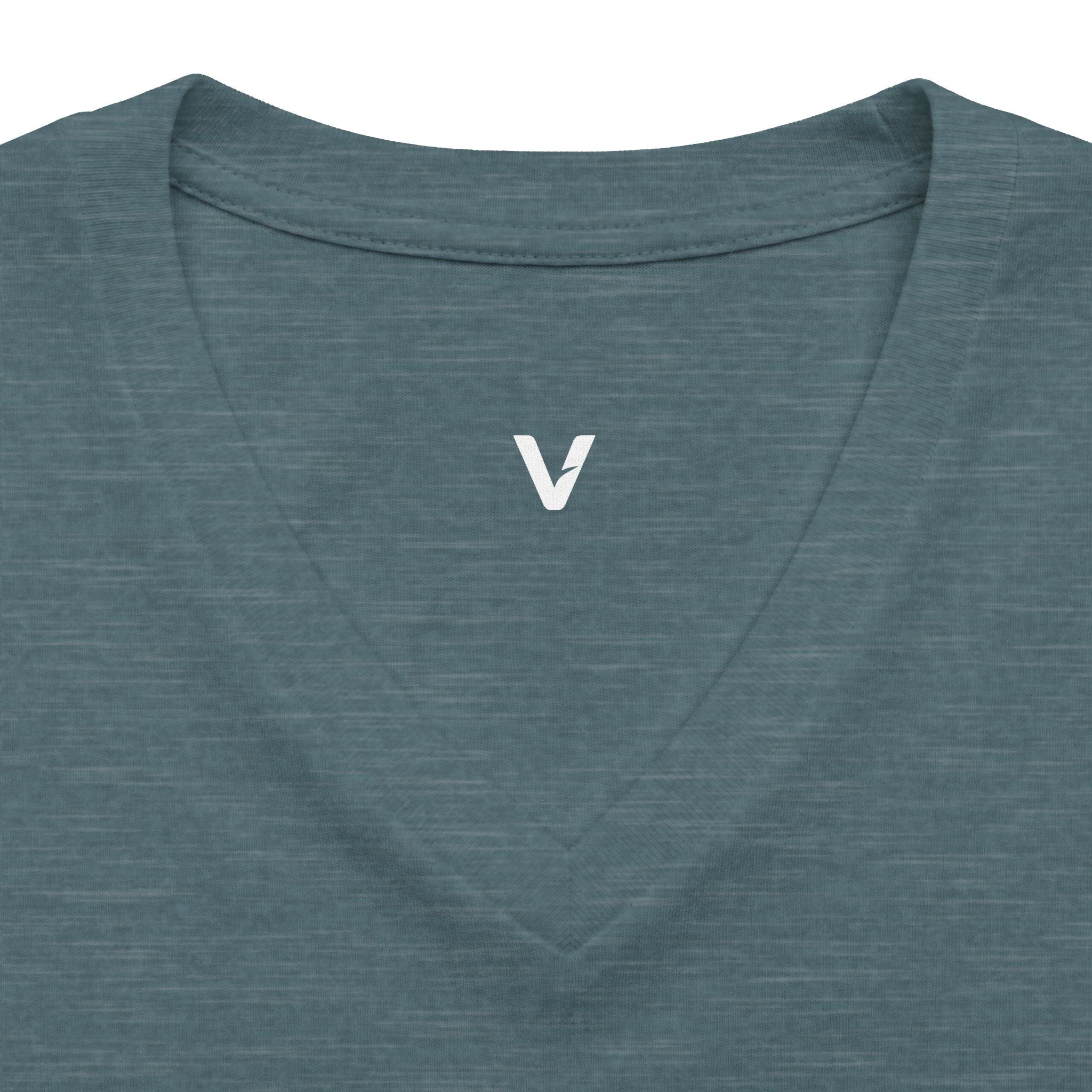 VejdiShop™ Signature Minimalist V-Neck Tee - Heather Mauve