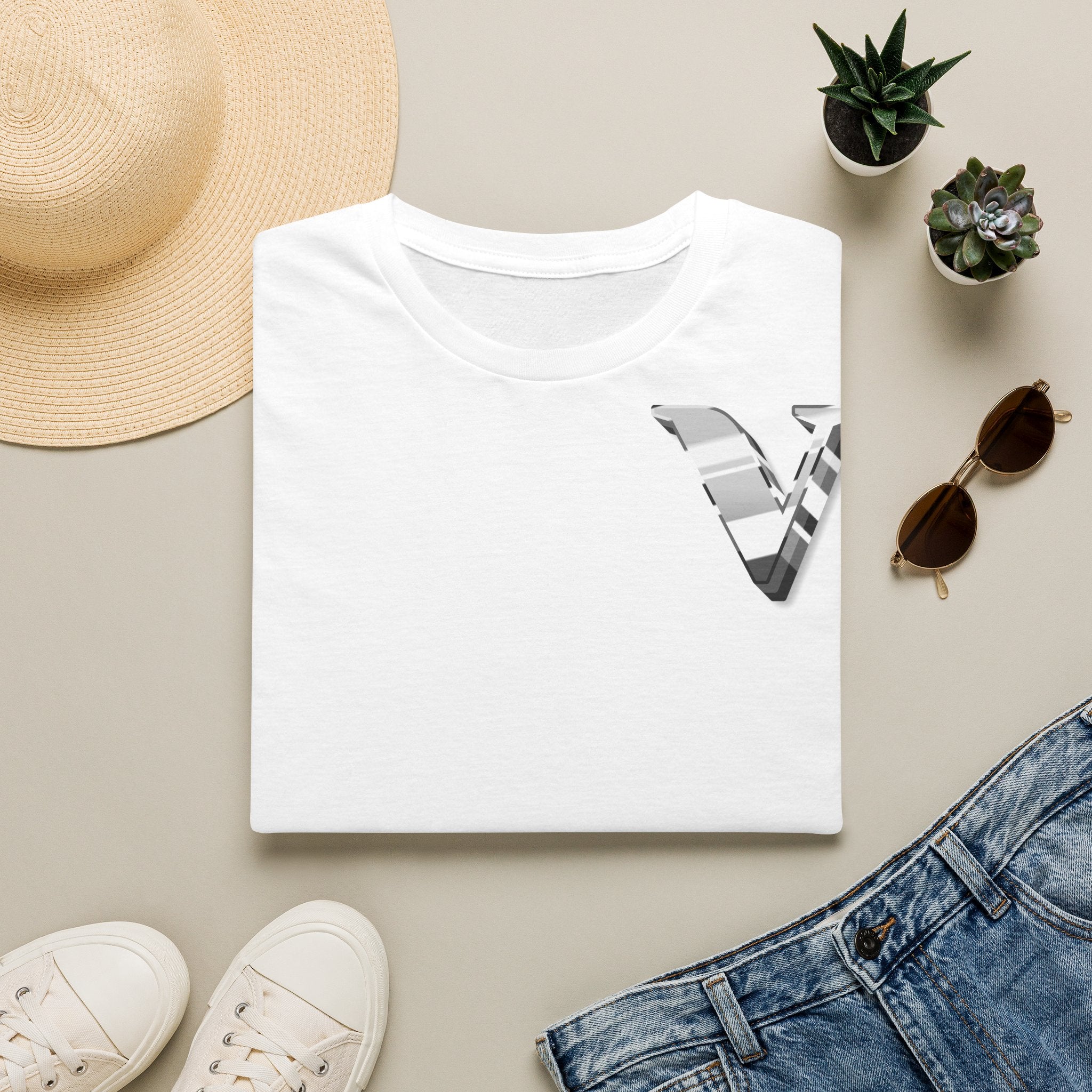 Vejdi Classic Unisex Minimalist Tee