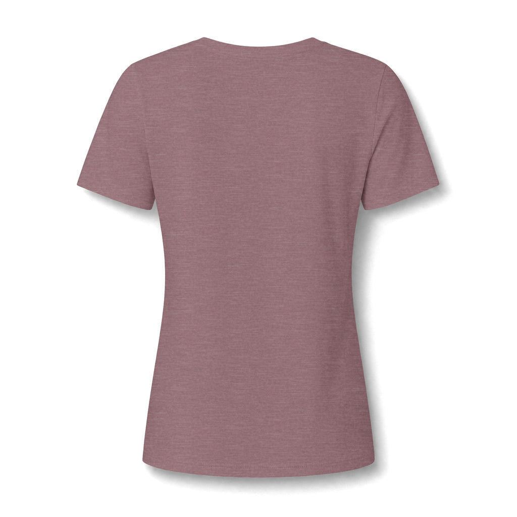 VejdiShop™ Signature Minimalist V-Neck Tee - Heather Mauve