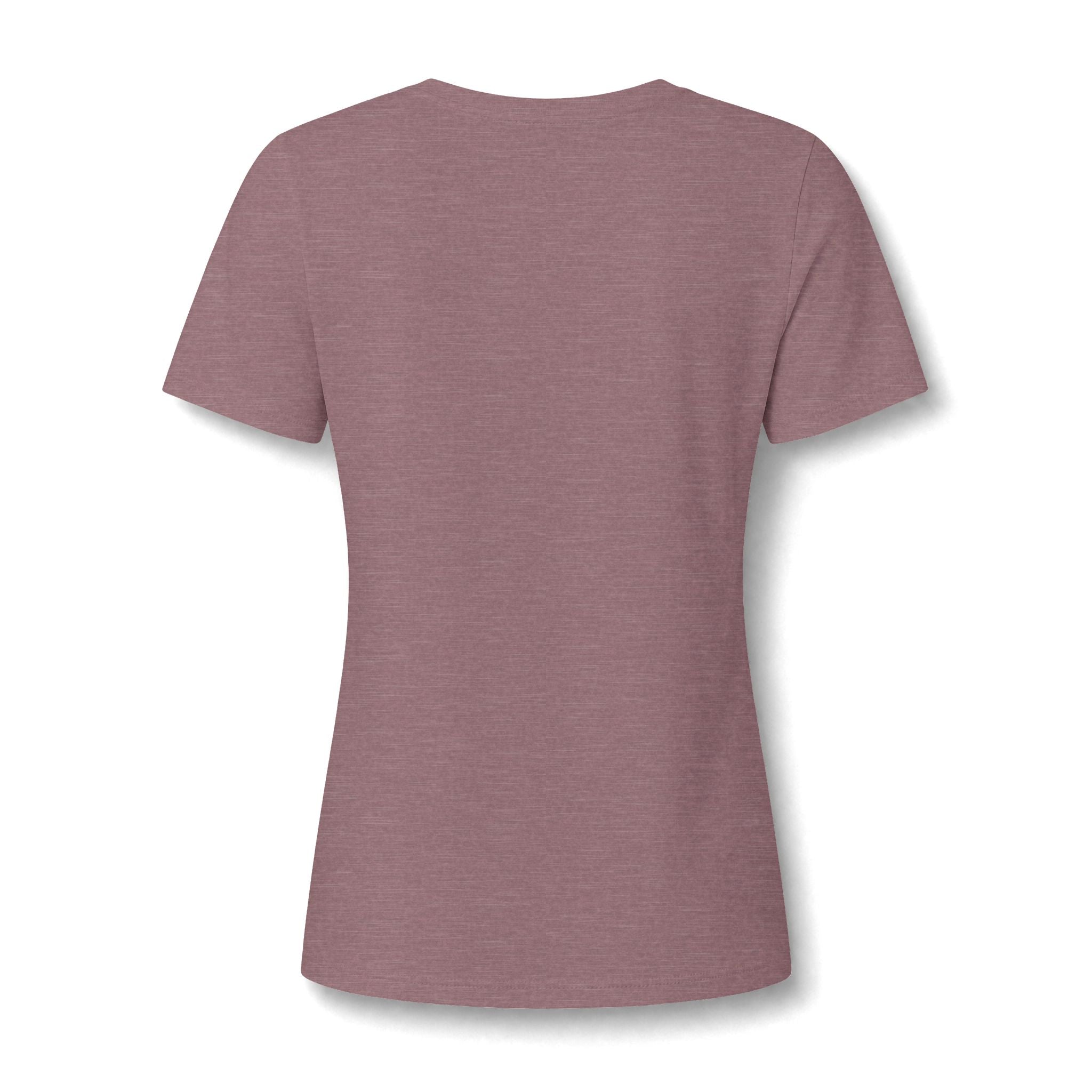 VejdiShop™ Signature Minimalist V-Neck Tee - Heather Mauve