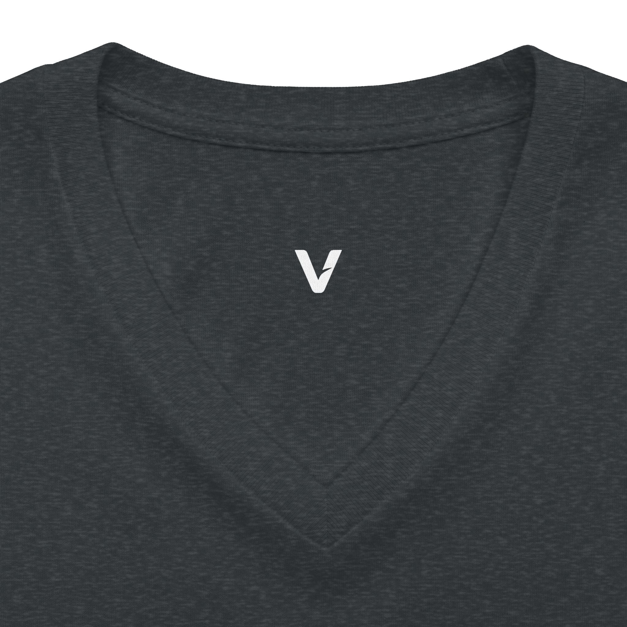 VejdiShop™ Signature Minimalist V-Neck Tee - Heather Mauve