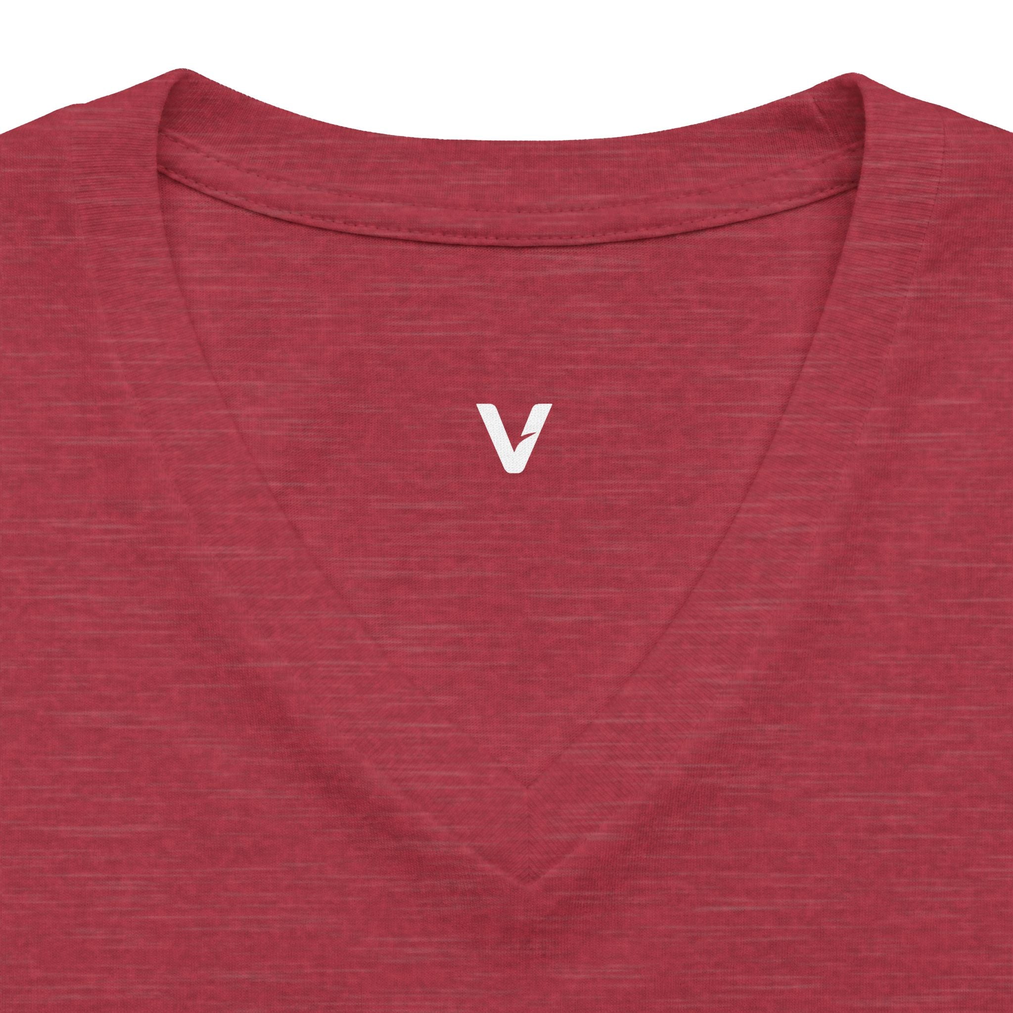 VejdiShop™ Signature Minimalist V-Neck Tee - Heather Mauve
