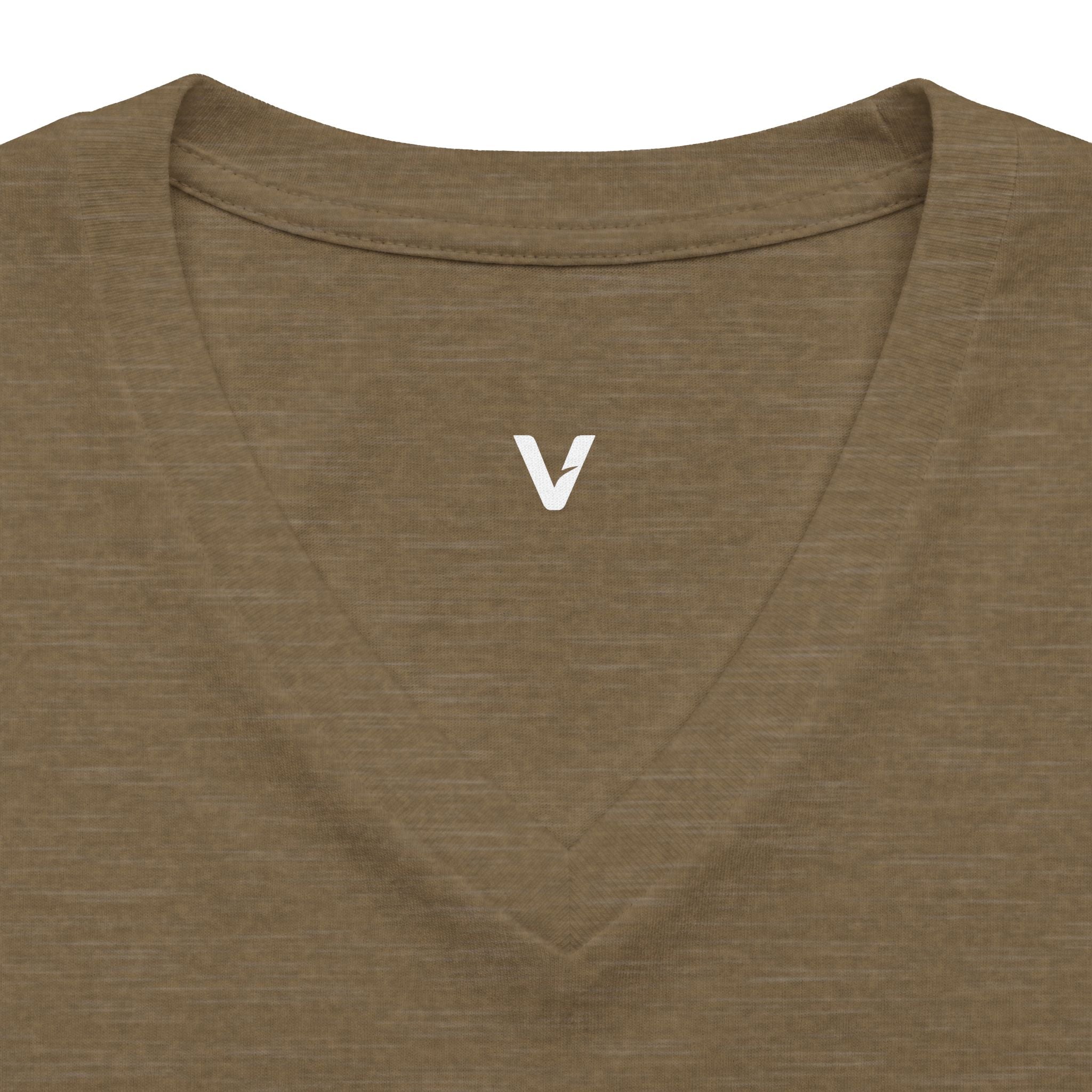 VejdiShop™ Signature Minimalist V-Neck Tee - Heather Mauve
