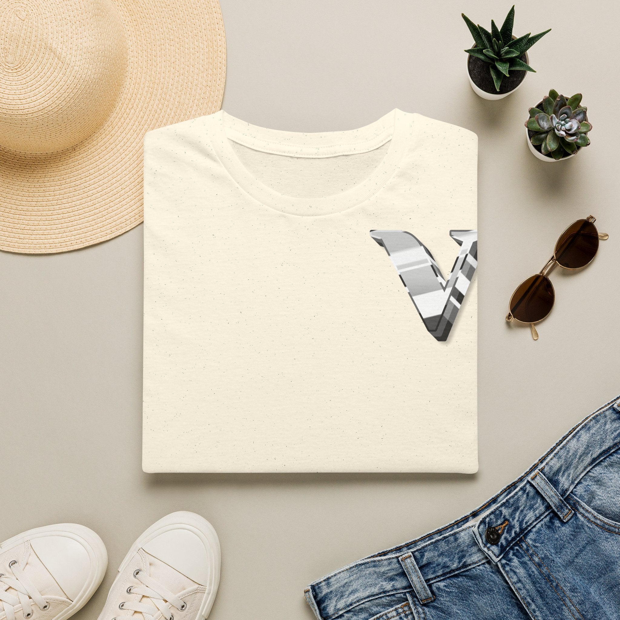 Vejdi Classic Unisex Minimalist Tee