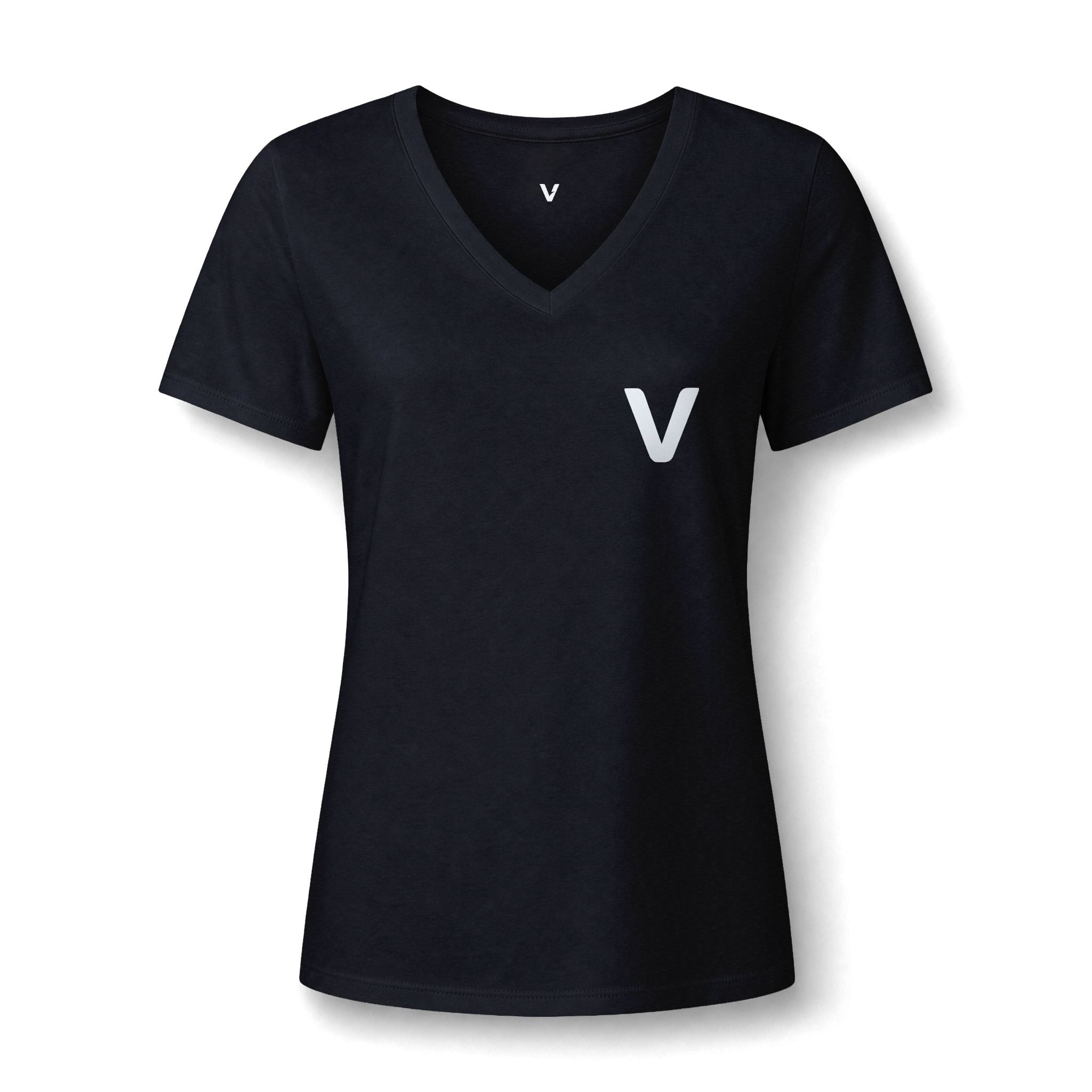 VejdiShop™ Signature Minimalist V-Neck Tee - Heather Mauve