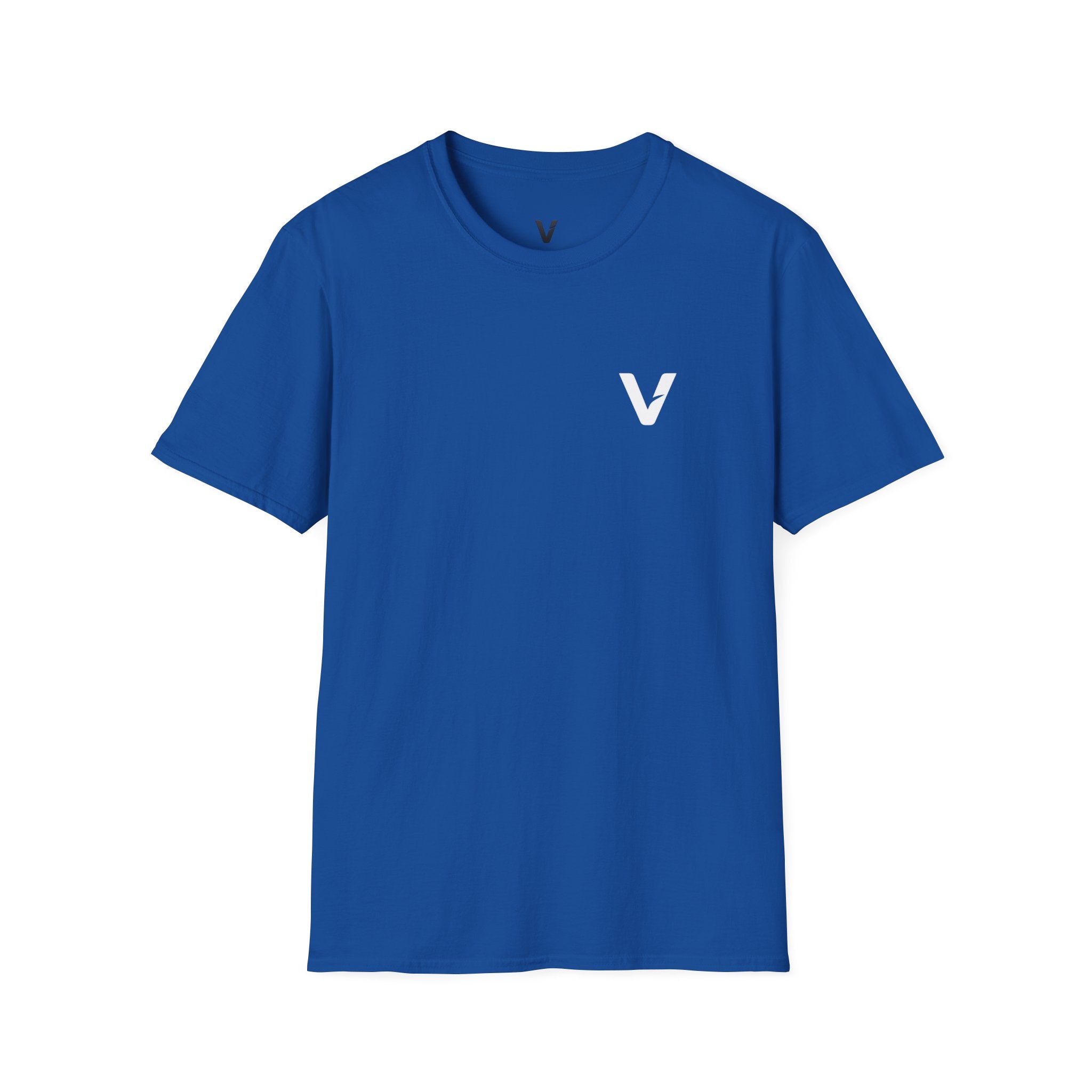Vejdi™️ Minimalist V-Logo Unisex Crewneck Tee — Heavyweight Premium Cotton